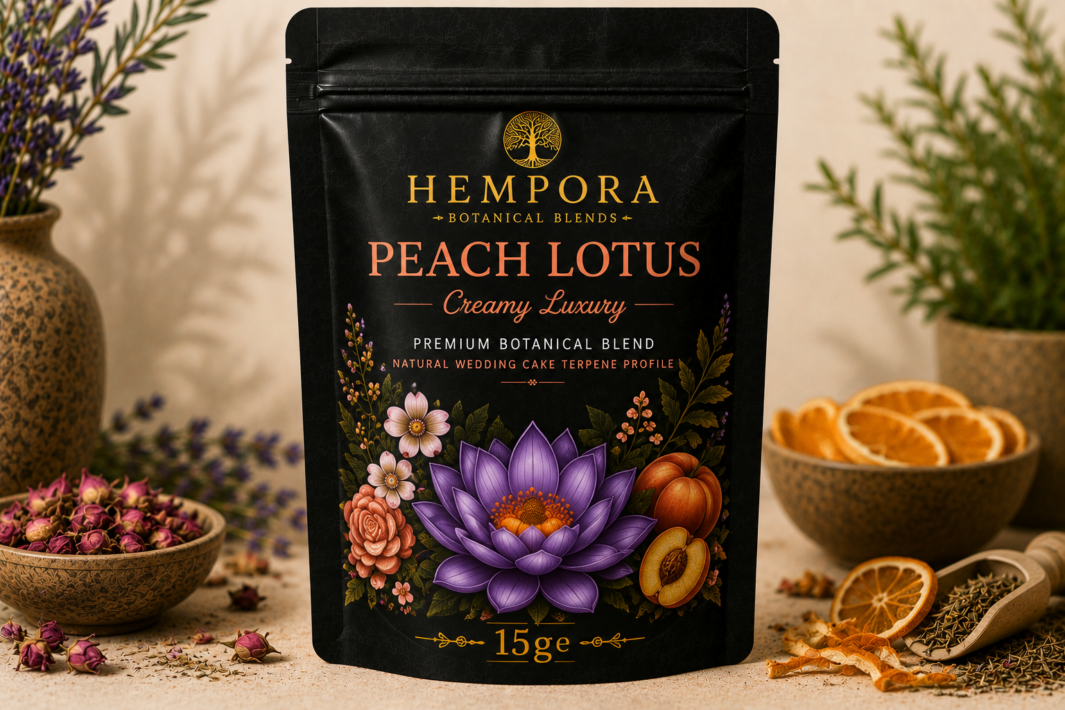 Peach Lotus Premium Βοτανικό Μείγμα 15γρ