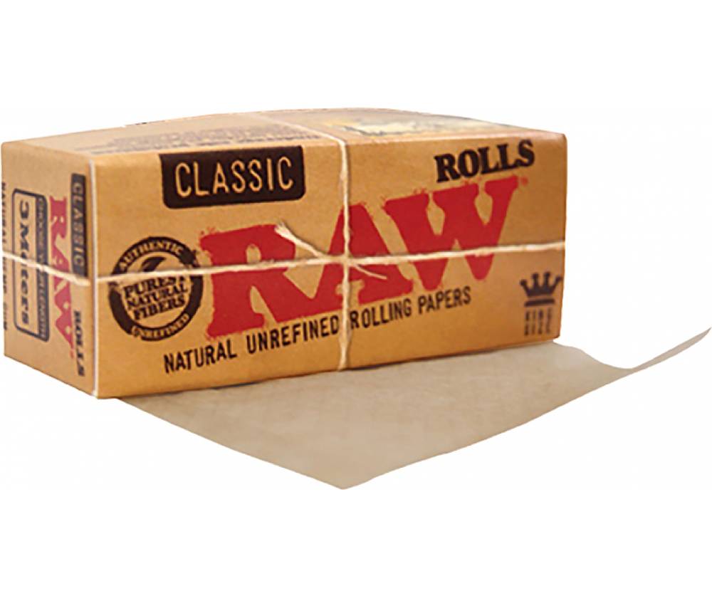 Χαρτάκια στριφτού RAW King Size Ρολά 3μ