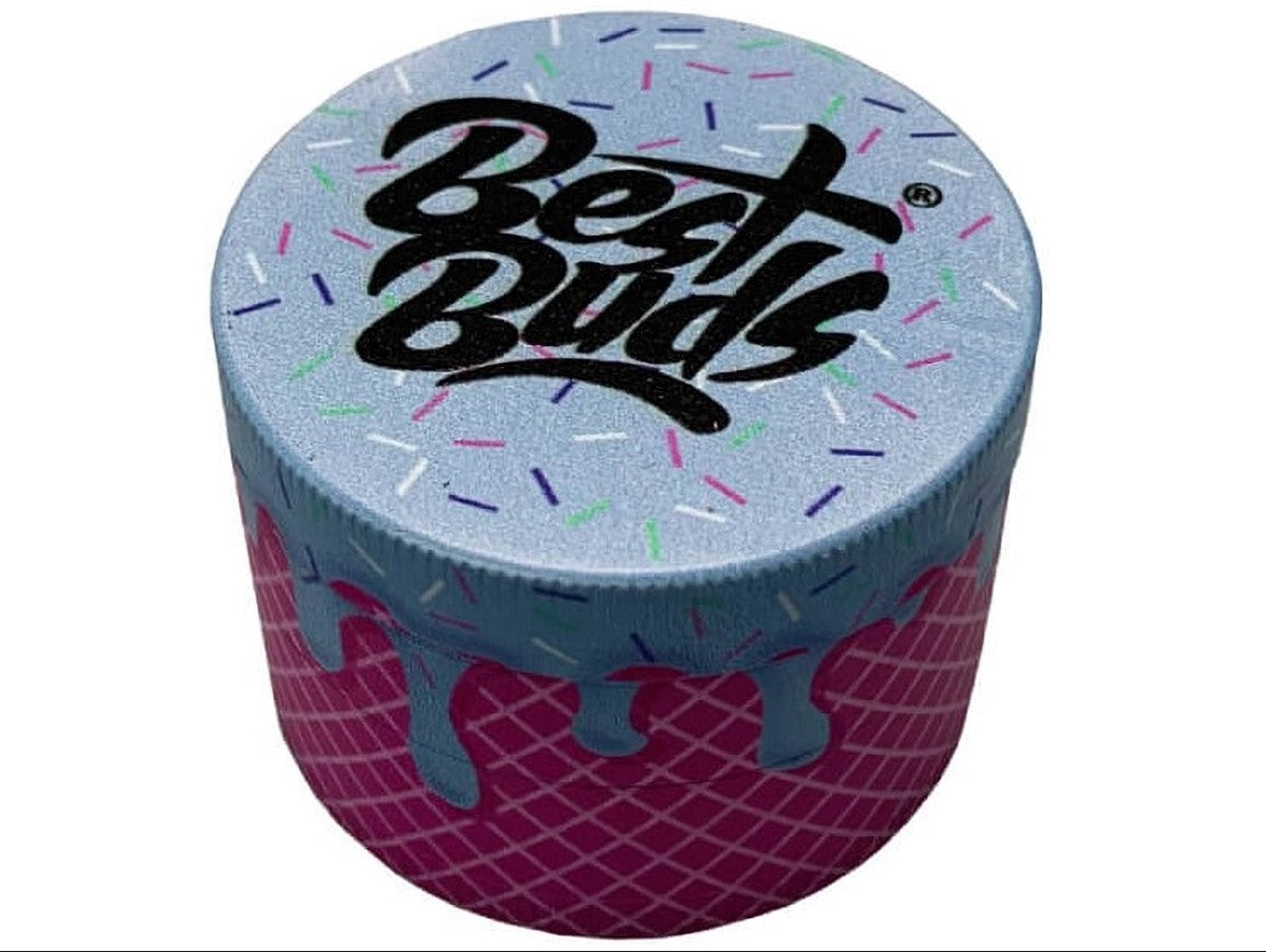 Τρίφτης Best Buds Gelato Mint Berries Cone 4 τεμαχίων 50mm