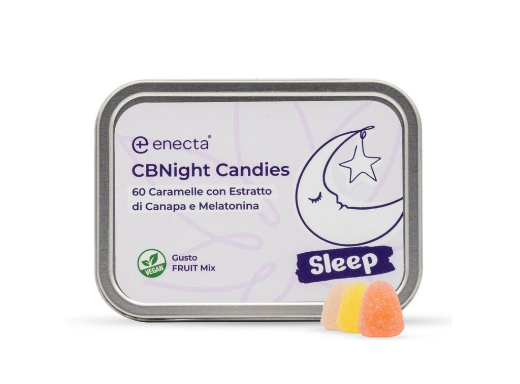 CBNight Candies with Cannabis Extract and Melatonin 120gr