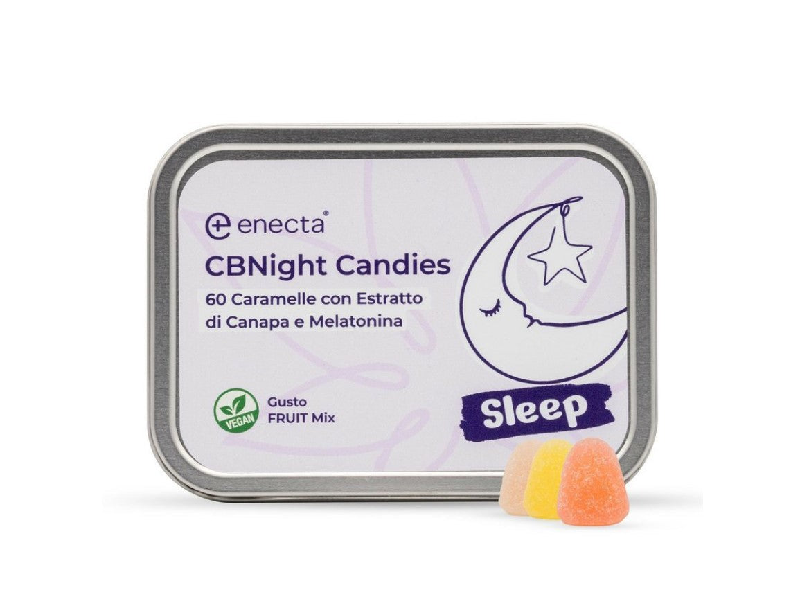 CBNight Candies with Cannabis Extract and Melatonin 120gr