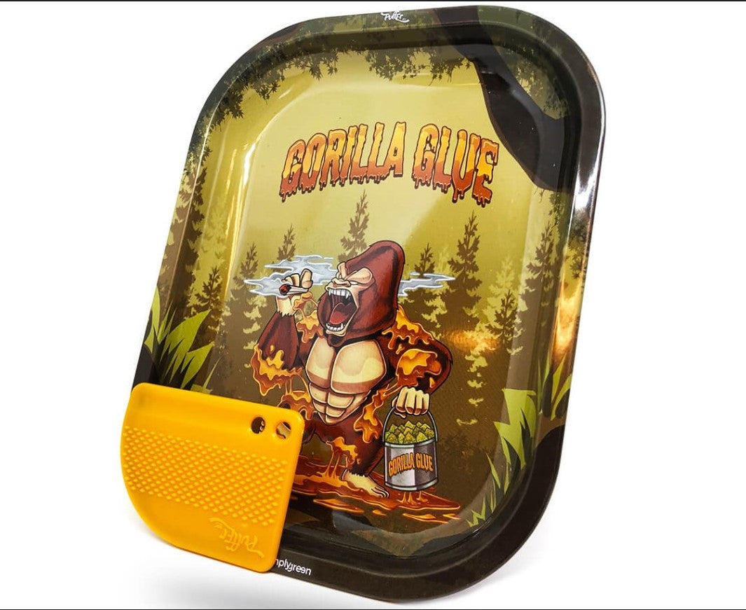 Δίσκος Στριφτού Best Buds Gorilla Glue Small Μεταλλικός με Μαγνητική Κάρτα Τρίφτη