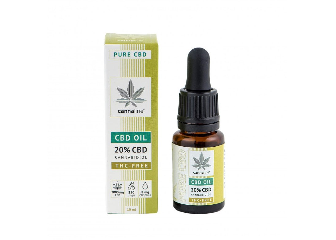 CANNALINE CBD Hemp Oil THC FREE 20% 2000 mg 10 ml