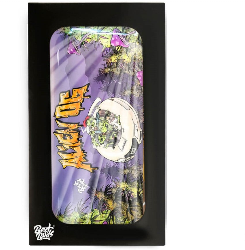 Δοχείο αποθήκευσης Best Buds Alien OG Rolling Tray Box με αποθήκευση