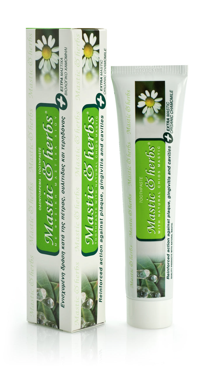 Mastic and Herbs Toothpaste with Extra Mastic and Organic Chamomile 75ml