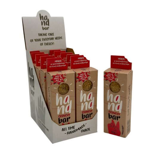 Have A Nice Day Hand Crunchy Bar with Peanut Butter and White Chocolate Coating 60gr